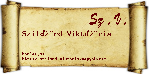 Szilárd Viktória névjegykártya