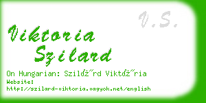 viktoria szilard business card